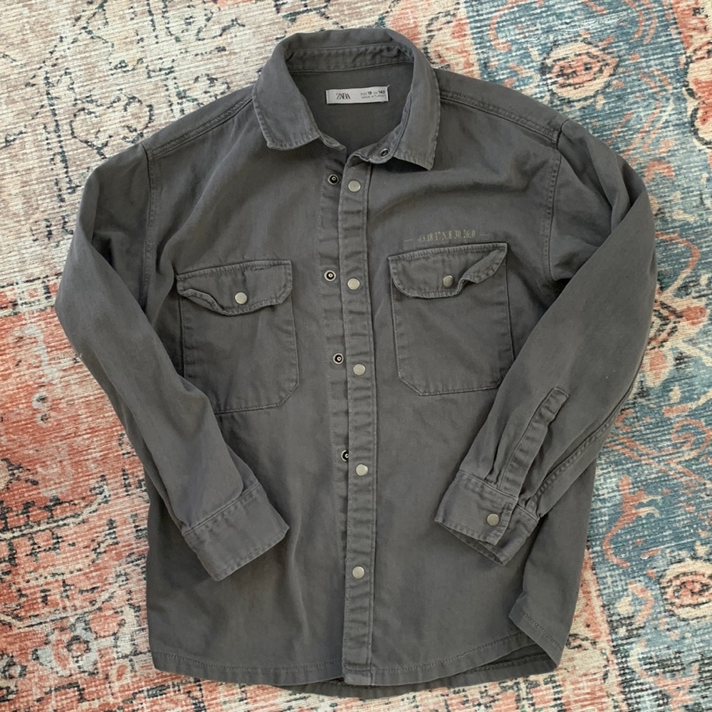 Zara Boys Utility Shirt